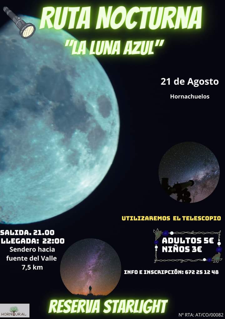 Ruta Nocturna La Luna Azul.