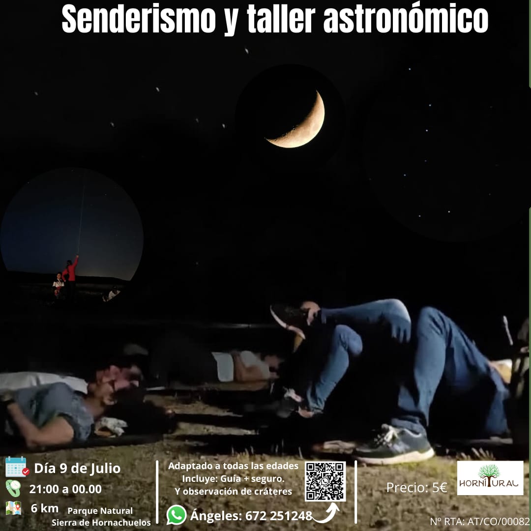 Senderismo y Taller astronómico 9 de julio