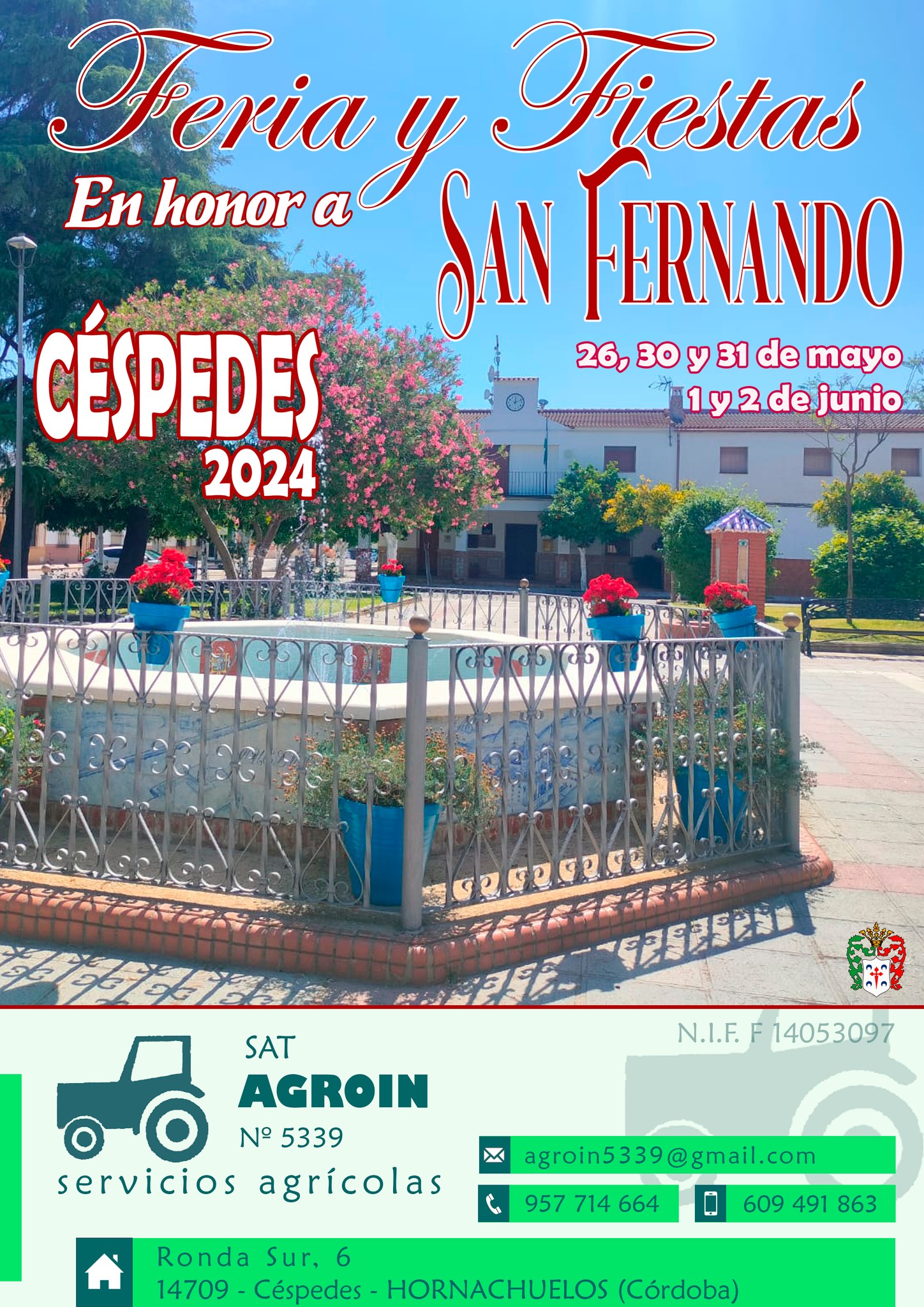 Cartel feria de mesas de Guadalora 2024