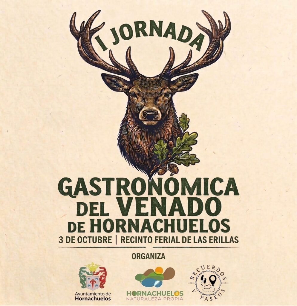 🦌I Jornadas Gastronómicas del Venado en Hornachuelos, 3 de octubre.