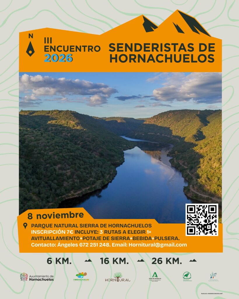 III Encuentro de Senderismo de Hornachuelos 2026, 8 de noviembre.